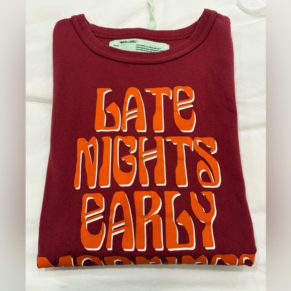 Off-White “Late Nights Early Mornings” - Picture 2 of 8